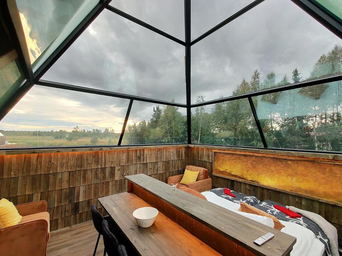 Aurora Pyramid Glass Igloos Kongas Exterior photo