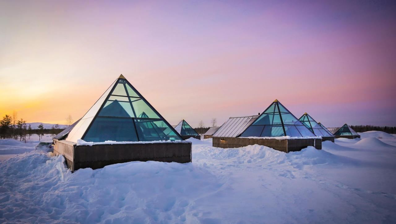 Aurora Pyramid Glass Igloos Kongas Exterior photo